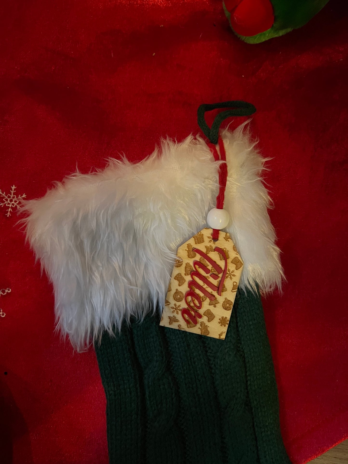 Christmas Stocking Name Tag | Option 1